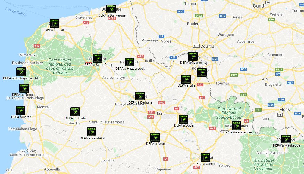 Depa Environnement est présent dans tous les Hauts de France